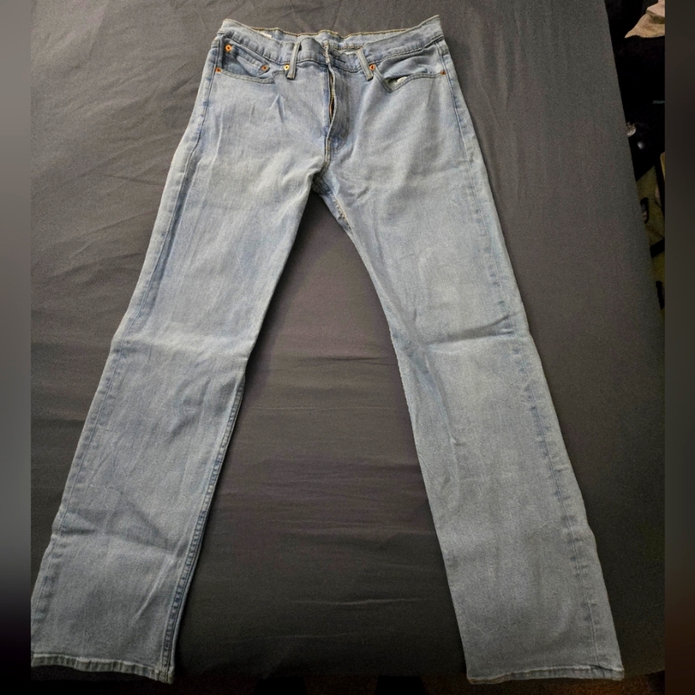 Light Blue Denim Jeans Levis 514